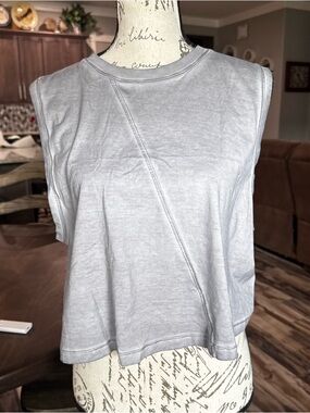 Lululemon Broken Beats Tank Washed Glacier Grey